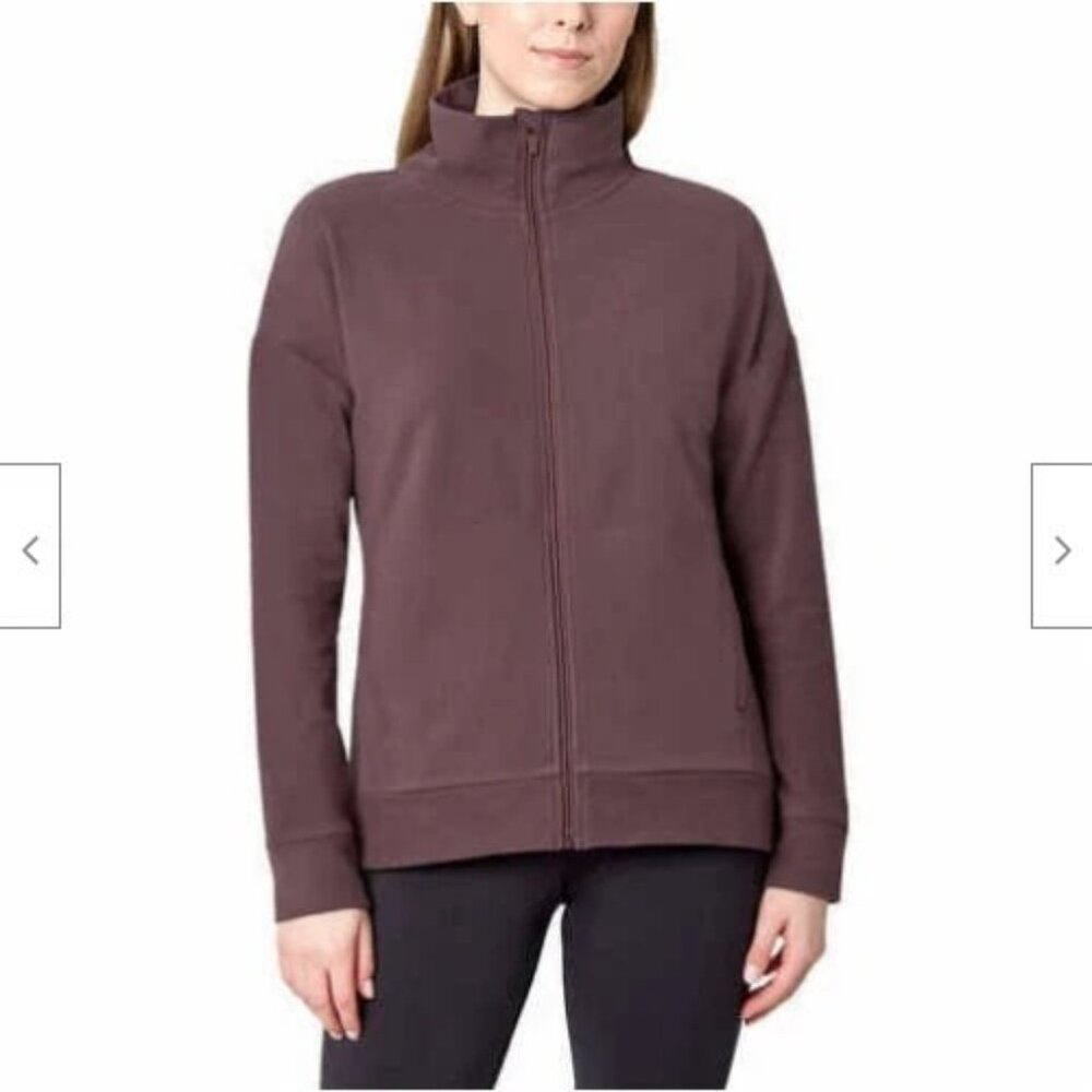 Mondetta Ladies' Cozy Full Zip‎ Jacket Size XL Soft berry flint